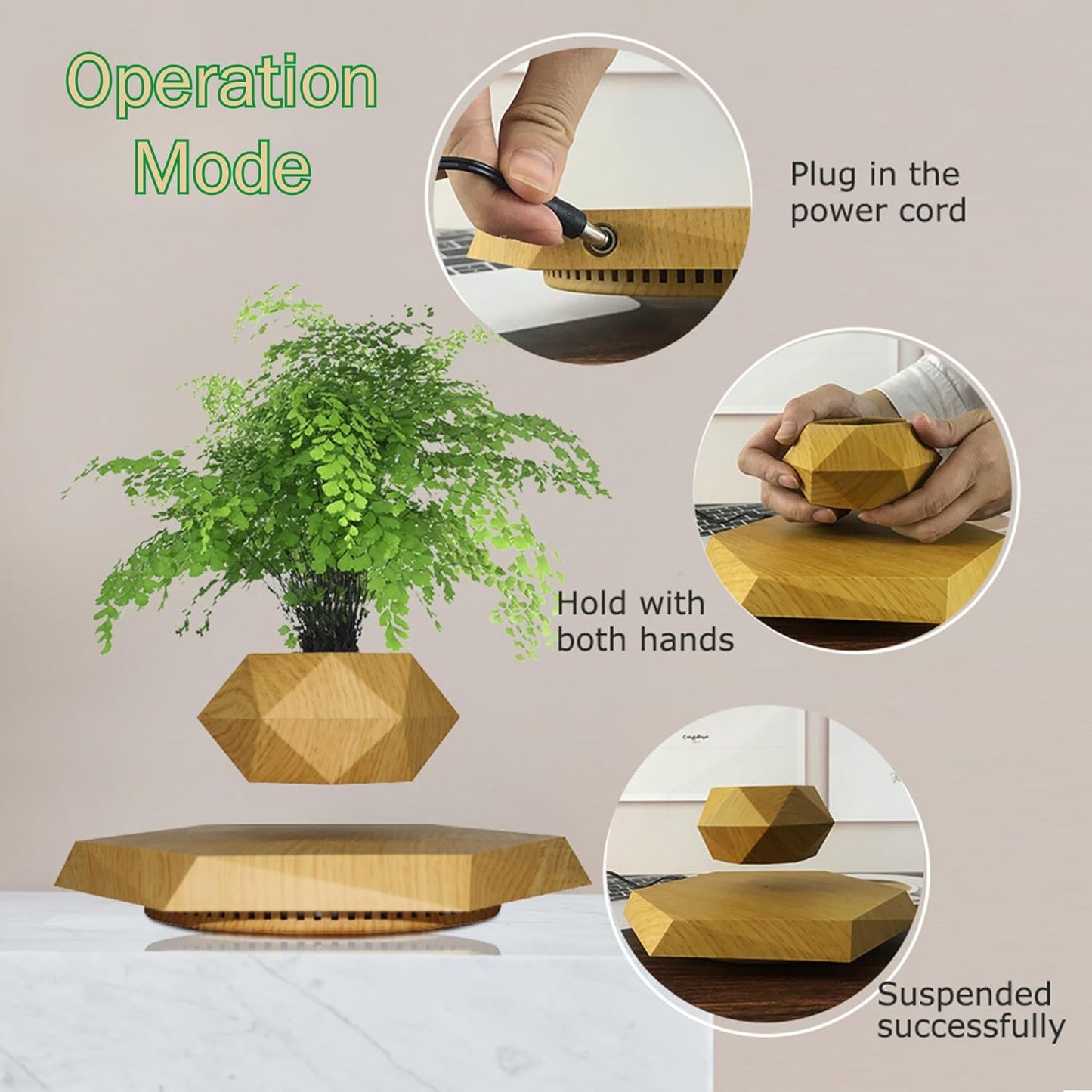 Magnetic Levitating & Floating Plant Pot