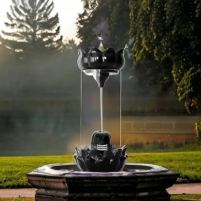 Premium Ceramic & Glass Backflow Incense Burner – Smoke Waterfall
