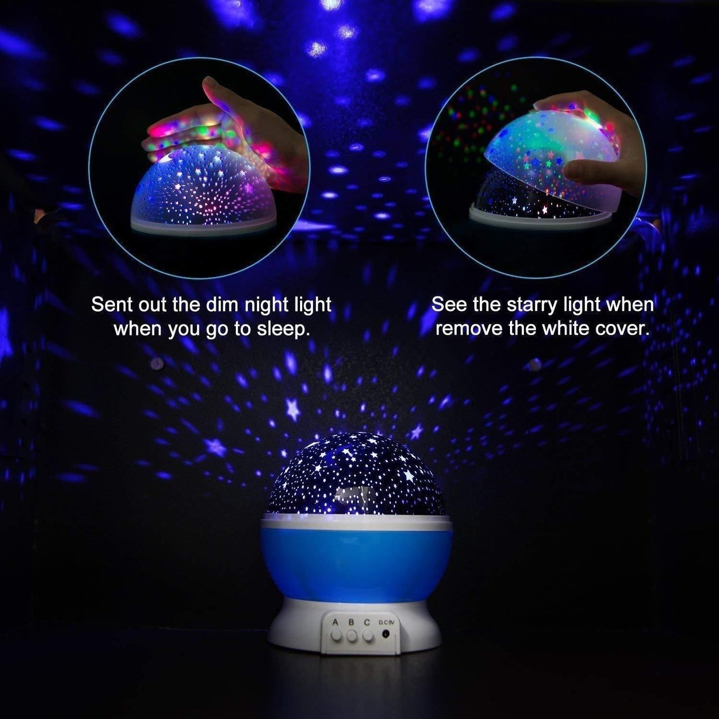 Star Projector Night Light ( Assorted Color )