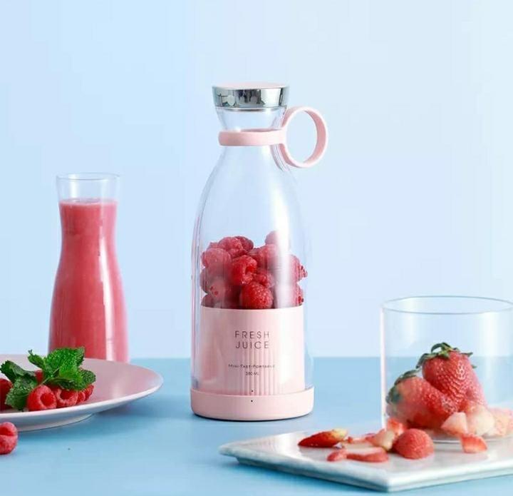Travel Portable Mini Juice Blender USB Rechargeable Mixer Juicer for Outdoor