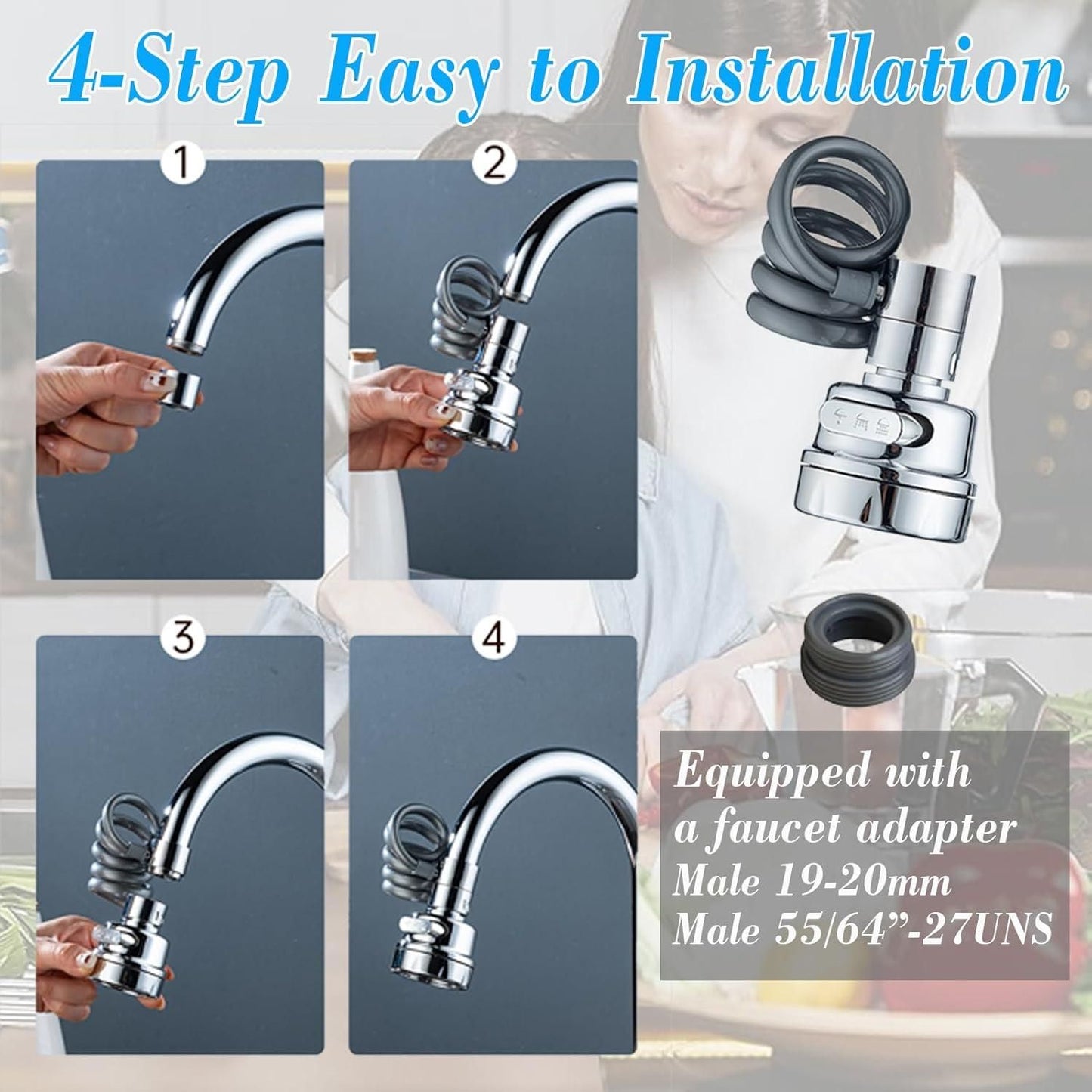 Sink Sprayer Attachment for Faucet.